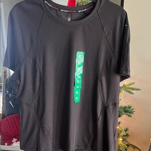 Spyder Black Short Sleeve Tee